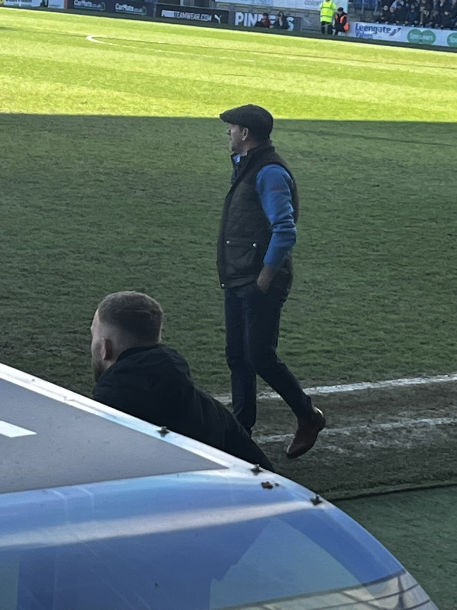 When your team is playing at 3pm, but you’re on one man and his dog at 6pm. Seriously - the way Phil Brown whistles at his players i’d half expected them to form a huddle and herd the ball into the net!