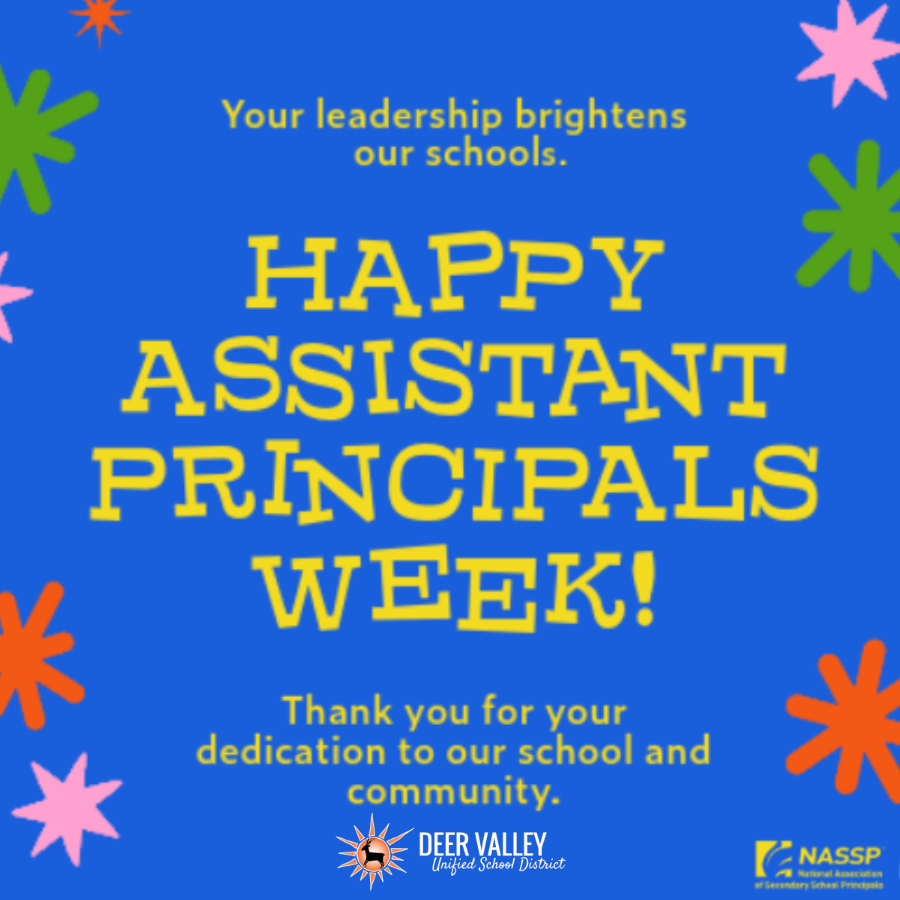 April 1-5 is National Assistant Principals Week! Thank you to all of our district AP's who not only help their school's principal, but who also help our staff and students succeed throughout the school year.
