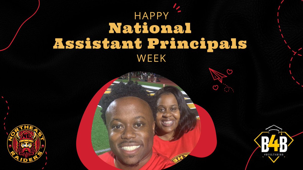 Happy APWeek to @jarredsmoore and @mathwhizoctavia, our dynamic duo at @NEHSRaiders! Your dedication and tireless efforts make our school a better place every day. Thank you for all you do to keep our school community thriving! 🎉 #AssistantPrincipalWeek #LeadershipExcellence