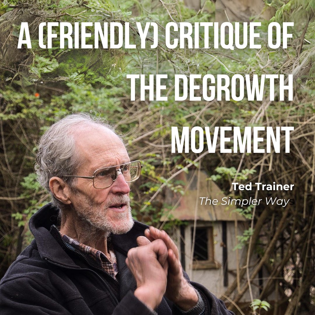 Does #degrowth need a simpler way? Ted Trainer, long-time advocate for alternative #economics, offers insights into how the degrowth movement can unify for effective change - by starting at the #cultural level. 💡 Read the full article: medium.com/postgrowth/a-f… #postgrowth