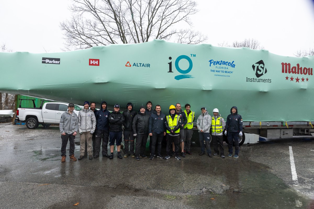 AmerMagicTeam's tweet image. The concept of B3 began in November of 2022, when the boatbuilding and design teams at the American Magic build facility in Portsmouth, Rhode Island commenced construction. 

#boatbuilding #yachtracing #americascup #boatdesign