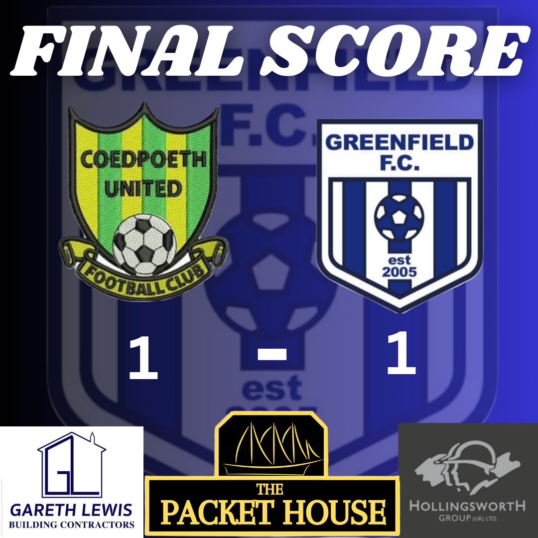 @Greenfieldfc rescue a point in stoppage time