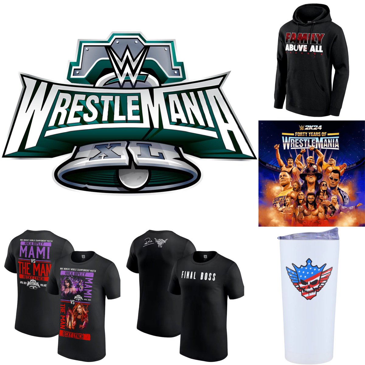 Retweet &amp; Follow For A Chance To Win The Slice Wrestling #WrestleMania Giveaway !! 

Prizes Include 

• Any WWE Hood 
• Any WWE Shirt 
• WWE 2K24 Video Game 
• Any WWE Stainless Steel Tumbler 

1. Retweet This Post
2. Follow <a href="/SliceWrestling/">SW</a> 
3. Winners Selected Immediately