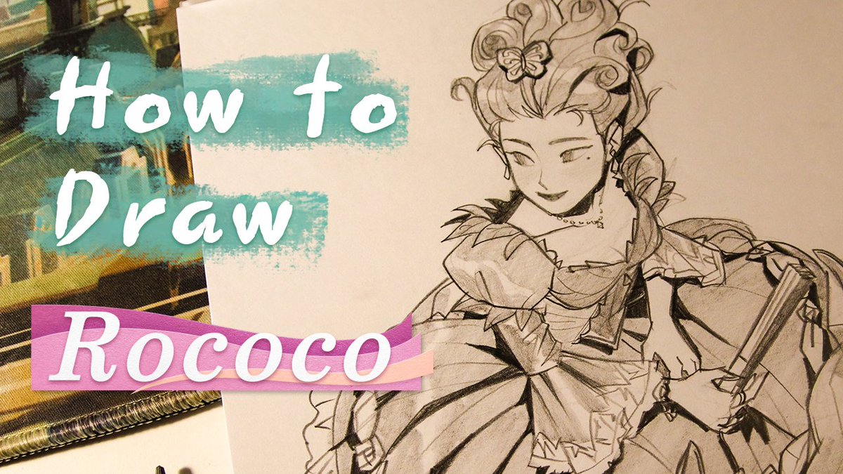 <Rococo sketch video- Timelapse> youtu.be/siWUvtrQQwU