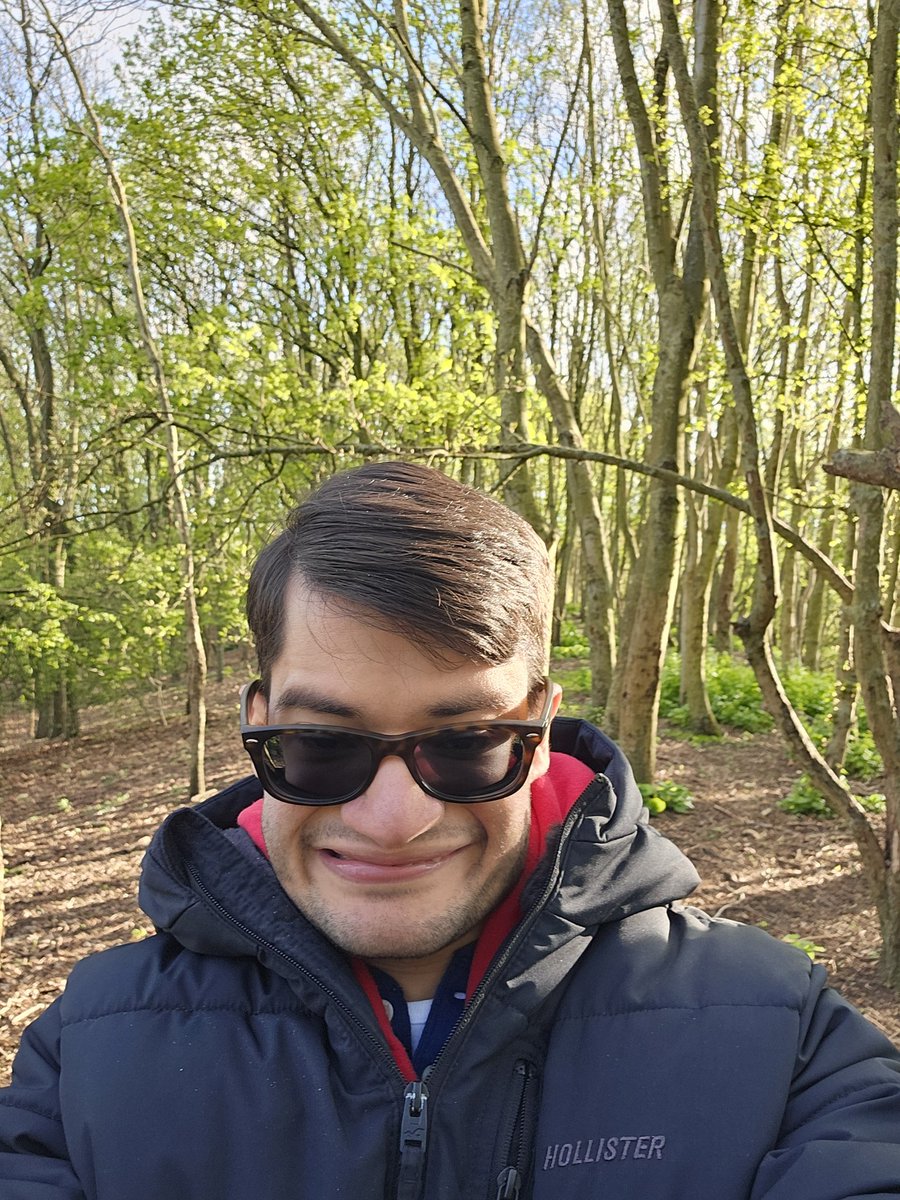 Me at the forrest enjoying the nice weather
