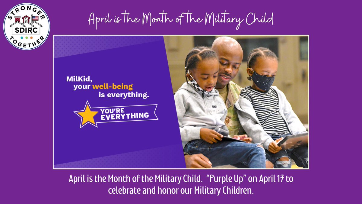 April is the Month of the Military Child! 🌟 Let's honor and celebrate the resilience, sacrifices, and bravery of our military children. They stand strong alongside their families, adapting to change, showing courage, and demonstrating extraordinary strength.