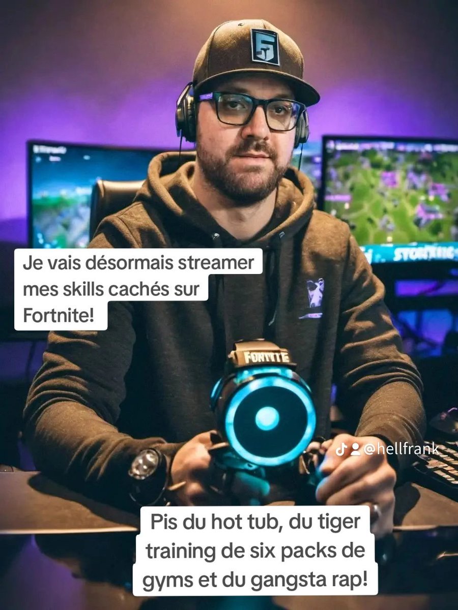 TheHellFrank's tweet photo. Nouveau concept original pour mon contenu ๐ #PuHistorien #mlg #proplayer #flexmuscle #hottub #gangstarap #twitch #quebec https://t.co/V1HLK3Fzs1