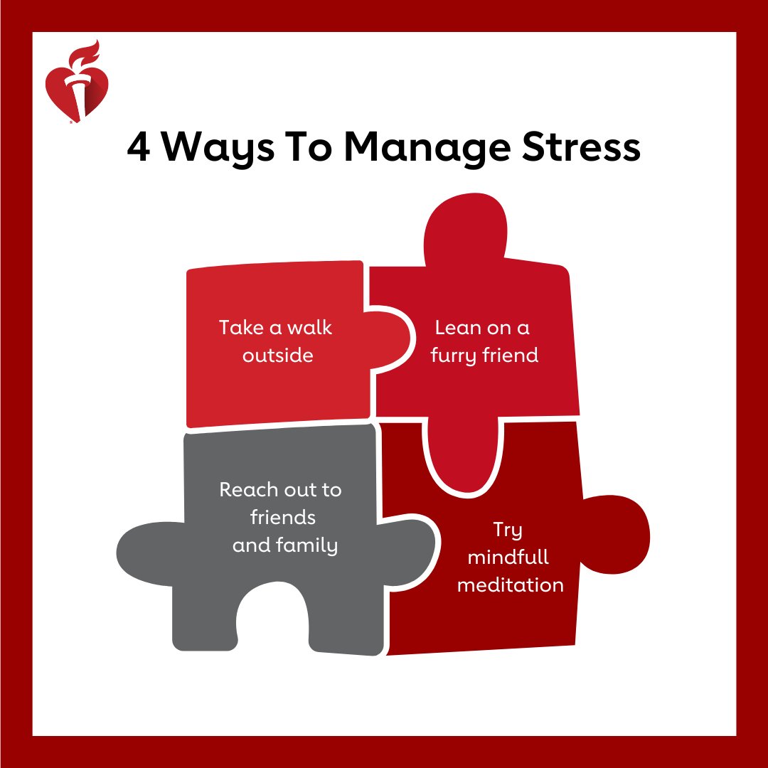 Take some time this morning to pause and breathe. ☺️ April is National Stress Awareness Month. Stress can have long lasting effects on your health and well being. But don’t worry, there are many ways you can help reduce stress. To read more visit: spr.ly/6014ZQYdE