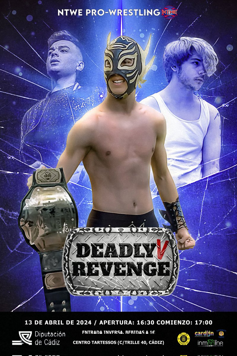 🔥 DEADLY REVENGE V🔥

¿Cómo comenzará la nueva temporada 2024 y que combates e historias nos traerán nuestros luchadores?

🗓️ 13 de Abril
🕔 Apertura: 16:30 Comienzo: 17:00
📍C/Trille, 40 (TARTESSOS, CÁDIZ)
🎫 Entrada Inversa 

Nos vemos pronto familia en DEADLY REVENGE V