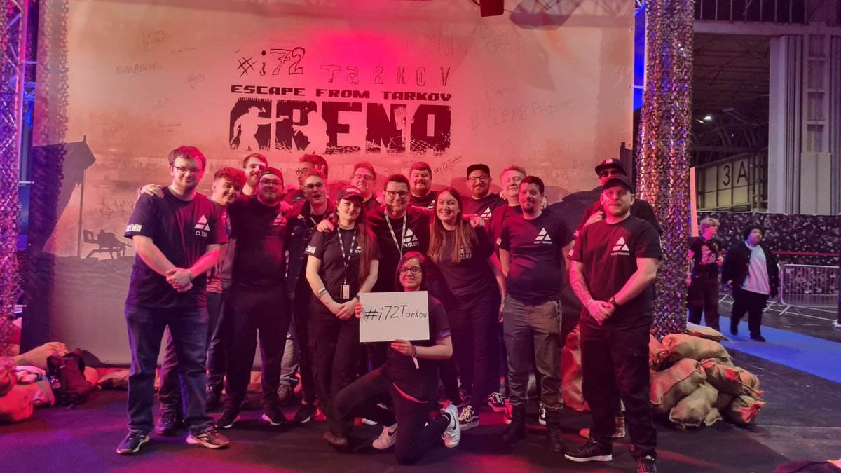 Huge shout out to the @HUNTPremier_ team for helping us to conduct LAN event at NEC, Birmingham. Thank you everyone who stopped by the booth across those three days to share memories with us. #TarkovArena #i72Tarkov