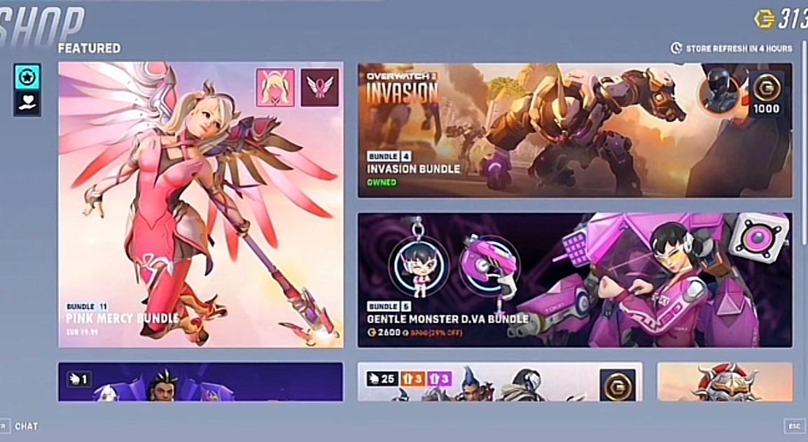 BroYouWack's tweet photo. Pink Mercy is back in the Overwatch 2 shop! https://t.co/3AGmAF5Ek7