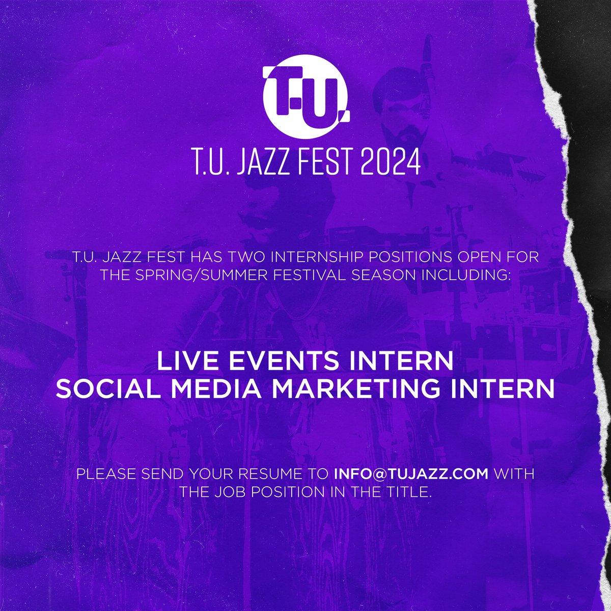 TUJazzFest tweet picture