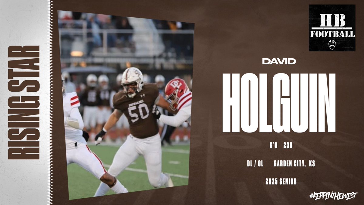 Garden City’s David Holguin is quick off of the ball and causes havoc in the backfield. David plays with great pad level, uses his hands well and shows good lateral quickness

2023 stats 

59 tkls 6 TFL 1.5 sacks 1 FR
1st Team All WAC
HM 6A All State

<a href="/Dav_Hol06/">David Holguin</a> <a href="/GCBuffsFootball/">Garden City Buffalo Football🪓</a>