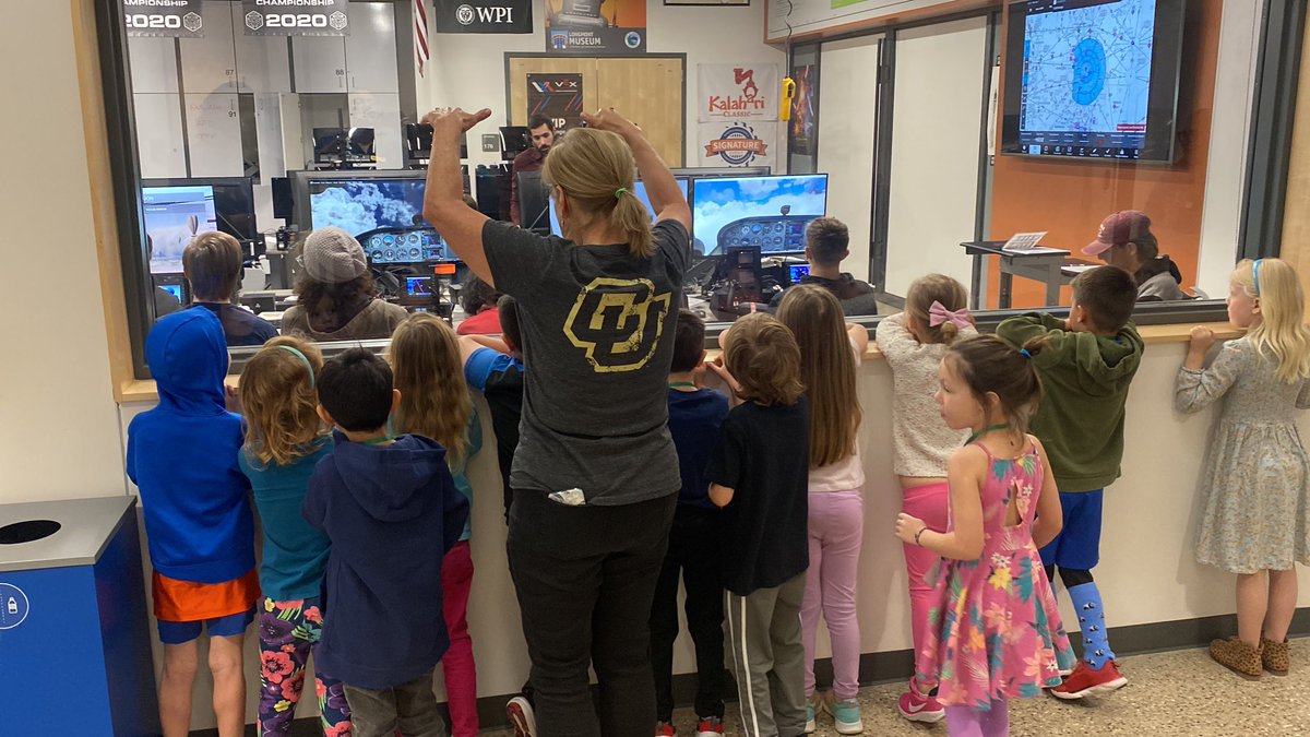 We so enjoy our many elementary field trips! Today, students from @RedHawk_ES are completing hands-on design challenges and learning about all the opportunities here like learning to be a pilot! In 2023-24 we’ll have had nearly 3,000 little visitors! @SVVSDsupt @SVVSDdeputy