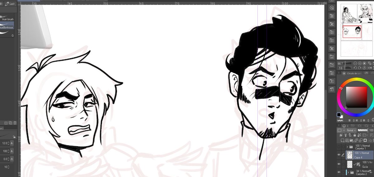 ikanart's tweet image. Empieza Abril y también empiezo a entintar un nuevo capitulo del comic! #travellers #NEUH #webcomic
