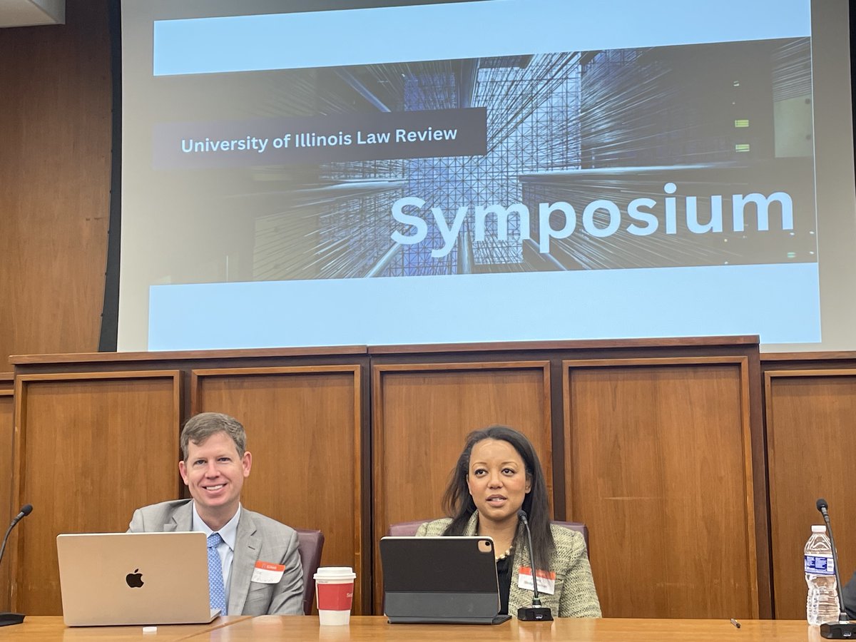Professor Benjamin Edwards presented a working draft paper at a symposium last week at the University of Illinois College of Law. The co-authored paper is tentatively entitled 'NAVIGATING DIVERGENT INSTITUTIONAL INTERESTS ACROSS THE BANKING REGULATORY LANDSCAPE.'