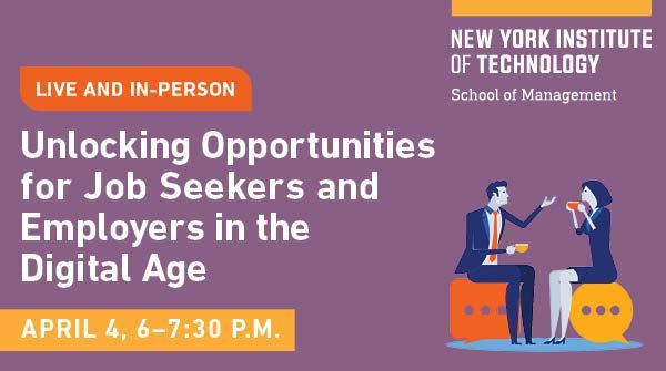 Join Maria Themistocleous-Frey, CEO and founder of Executive Consultants of New York, Corp., John Rebecchi (M.B.A. '83), Ph.D., and other guest speakers in their discussion on how to best navigate the digital job marketplace. #JobSearch #NewYorkTech buff.ly/3TyrP39