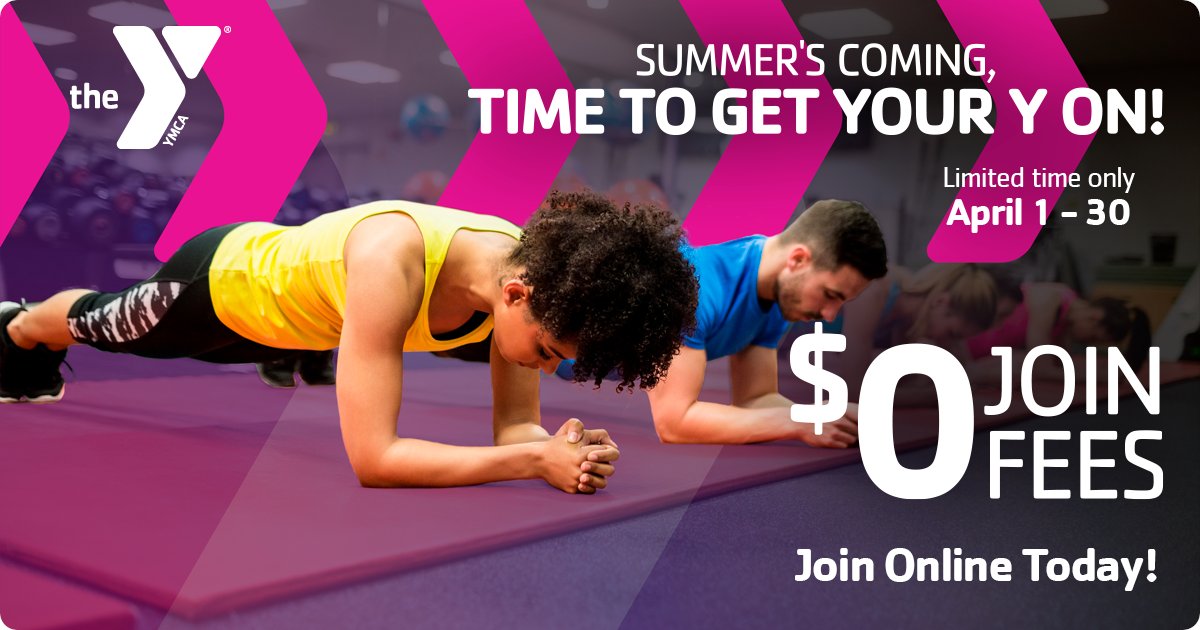 Summer is around the corner! Friends, it's time to get your Y on at the Pikes Peak YMCA! Enjoy $0 join fees from now through April 30th. There are so many reasons to love the Y! Join today at ppymca.org/join