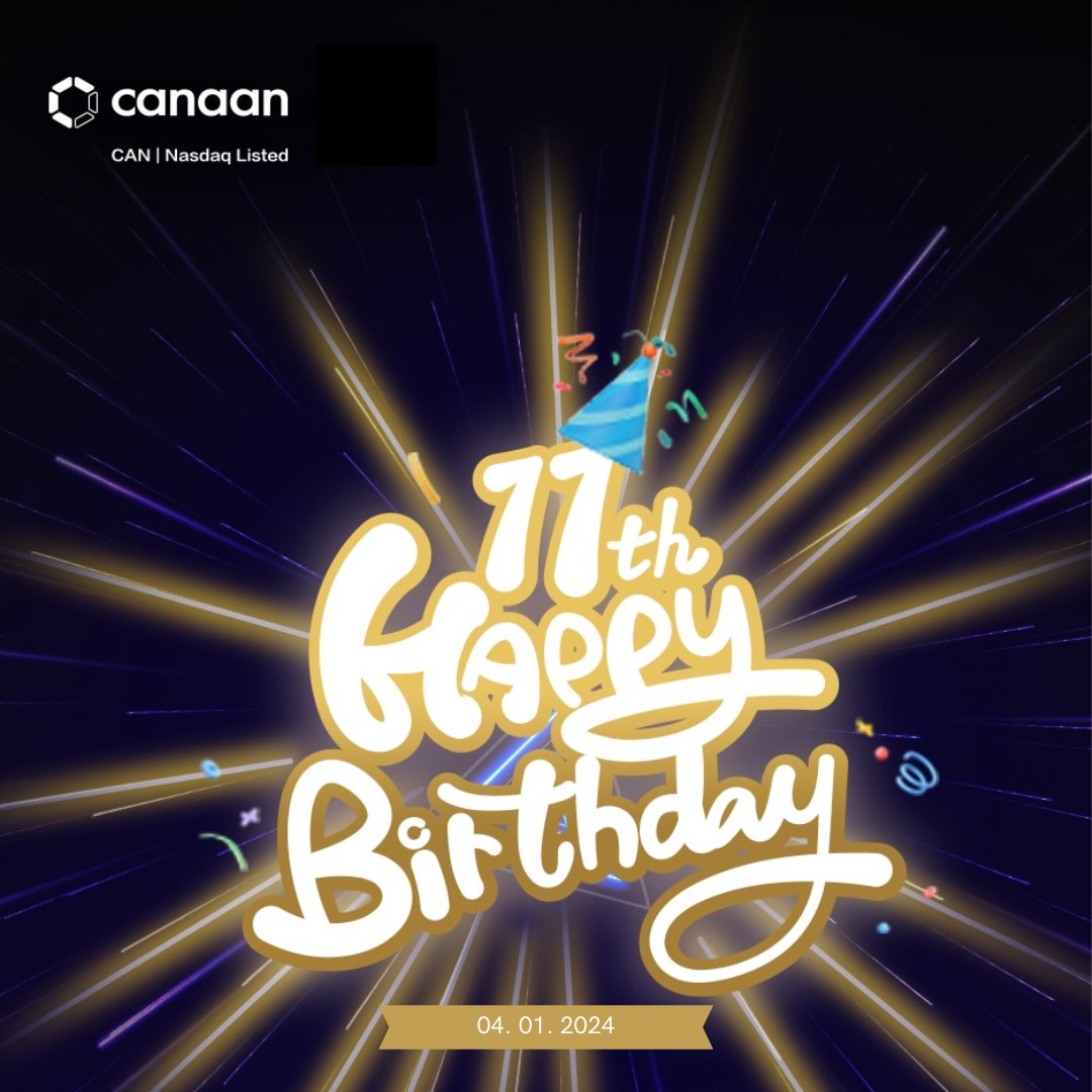 canaanio's tweet image. Celebrating 11 Years of Innovation and Success 🎉: Canaan Inc. marks over a decade of pioneering advancements in the blockchain and AI sectors. Here's to countless breakthroughs, a journey of relentless innovation, and a future brimming with endless possibilities. #AvalonMade
