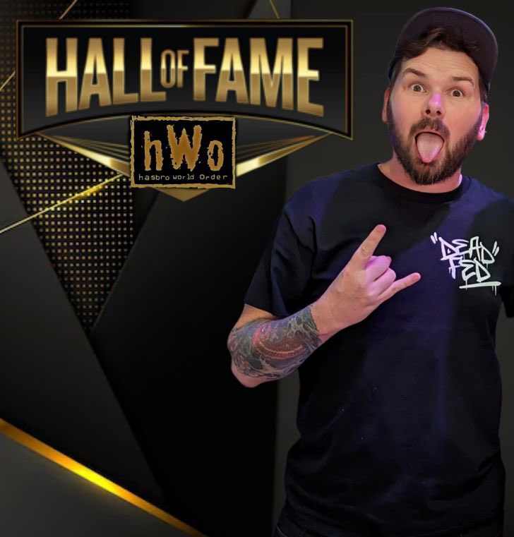 🌟⭐️🌟 #hWoHOF 🌟⭐️🌟 The #hWo welcomes @TTDWrestling into the #HasbroWorldOrder HOF Thank you for everything you’ve done for the group over the years, from designing graphics, logos, merch and even drawing us all !! Thank you bro, truly deserved 🤘 #hWo #WrestleMania