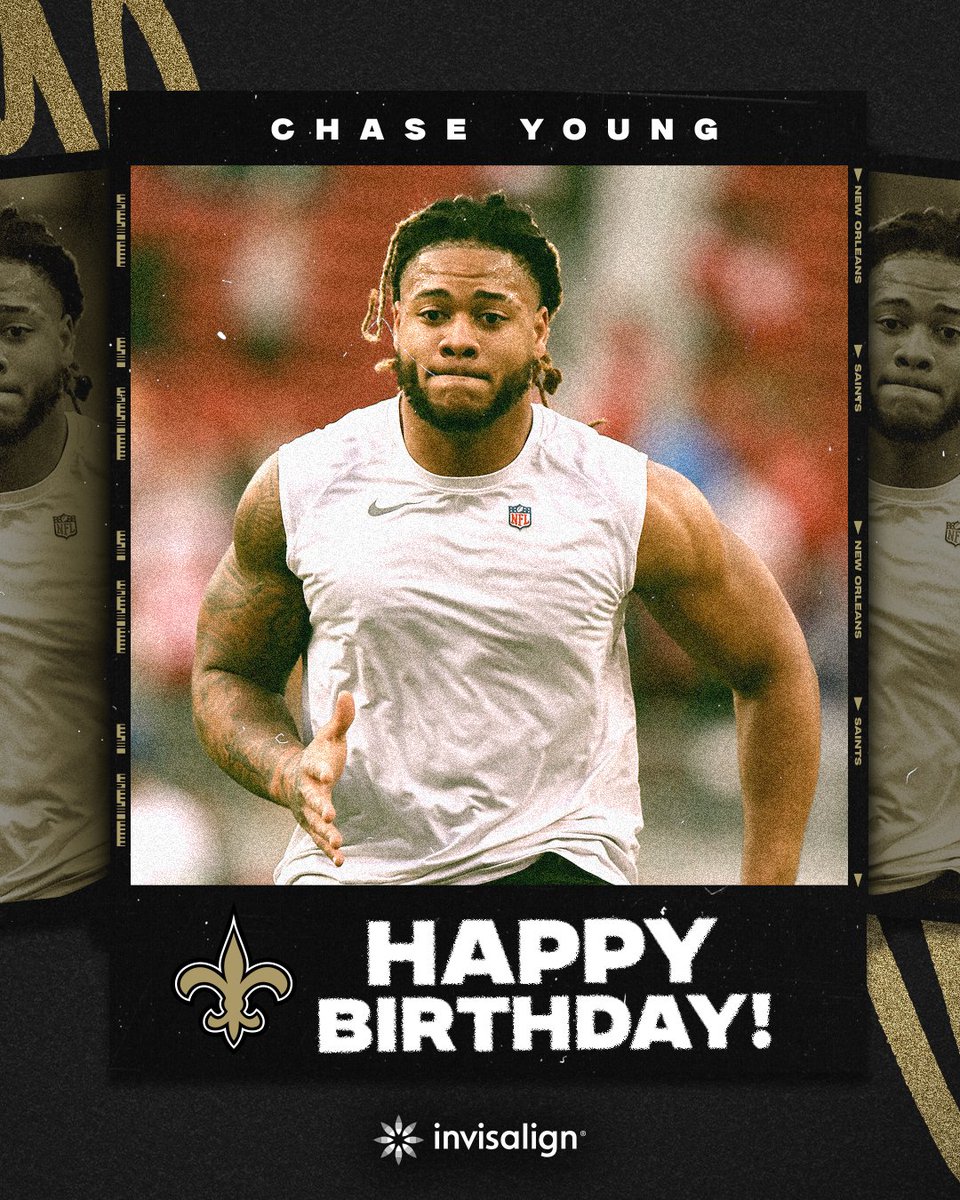 Happy Birthday, Chase 🥳🧁 #Saints | @Invisalign