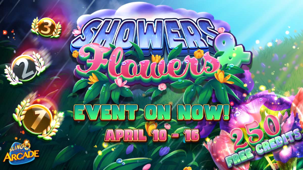 250 Free Credits have bloomed. Pick them and play in the NEW Showers & Flowers Tournament!  Did you know the saying 'April showers bring May Flowers' dates back to the year 1157?! ! --> tinyurl.com/yzp9fj83 (credits available 24 hours from posting)