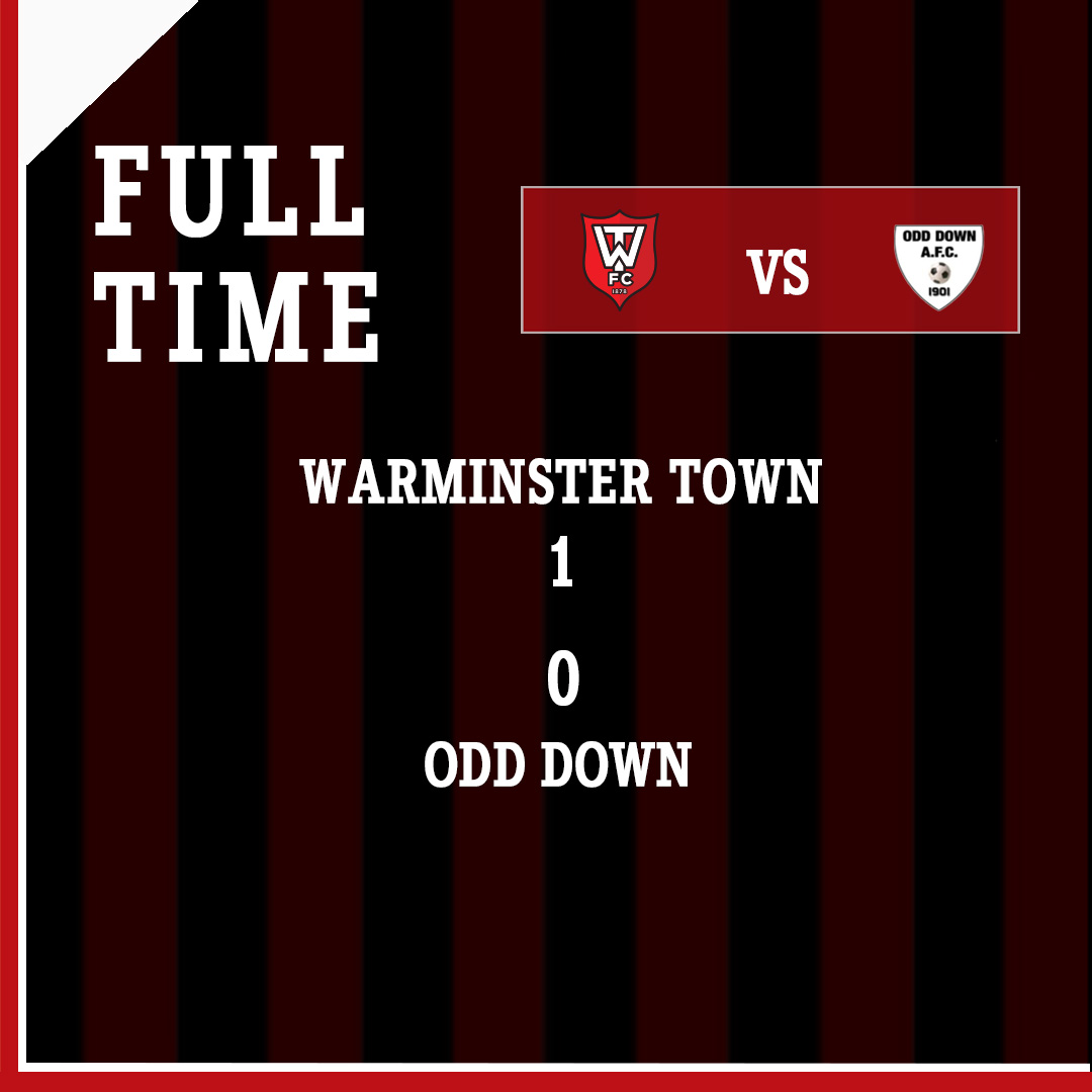 Full Time: Warminster Town 1-0 Odd Down #warminster #football #soccer #nonleaguefootball #nonleague