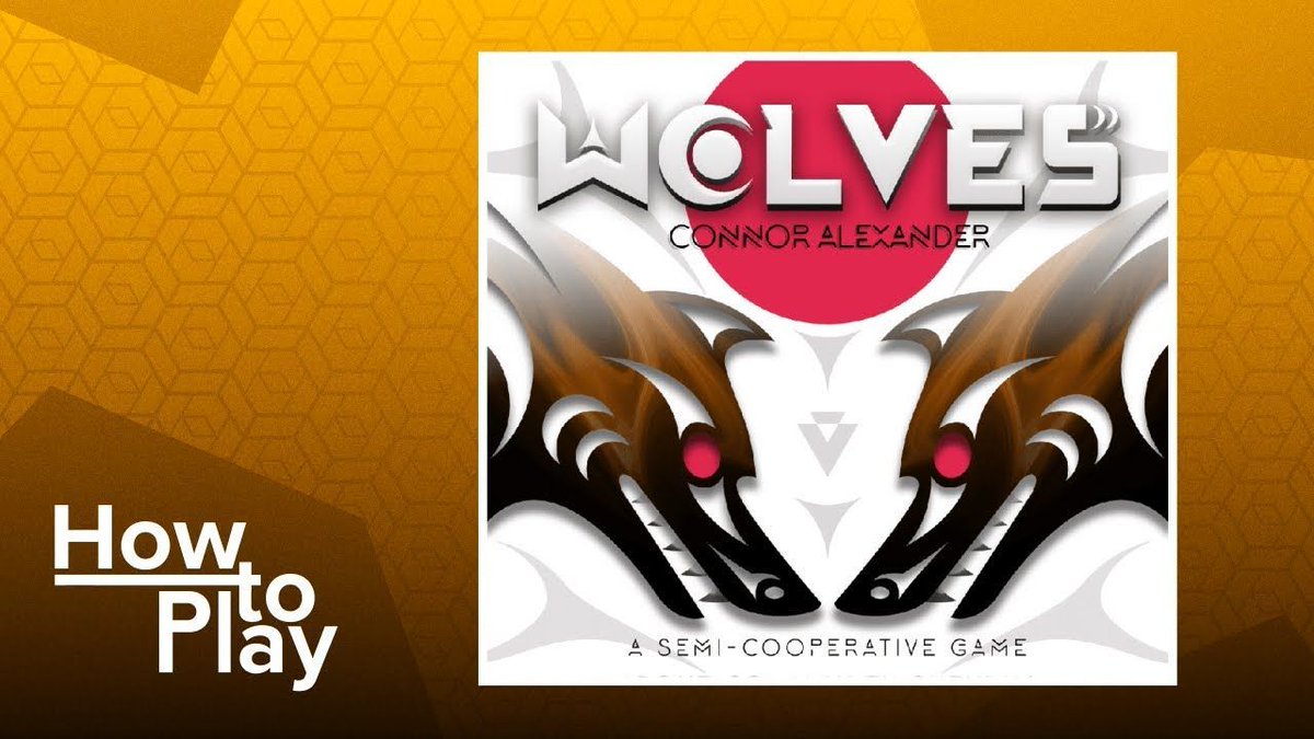 'Wolves' BGG How to Play - from designer Connor Alexander & @CoyoteNCrowRPG. This episode is presented by Nick Murphy and sponsored by Coyote & Crow LLC. youtube.com/watch?v=M6pMpG…
