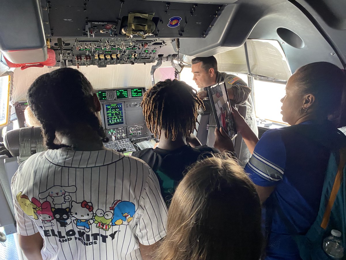 Students from the Keesler Youth Center toured the 403rd Wing today to learn more about the wing's missions, the Air Force Reserve, and available jobs. To learn more about how to join, go to airforce.com to find a recruiter nearby. #TransformingForTheFuture