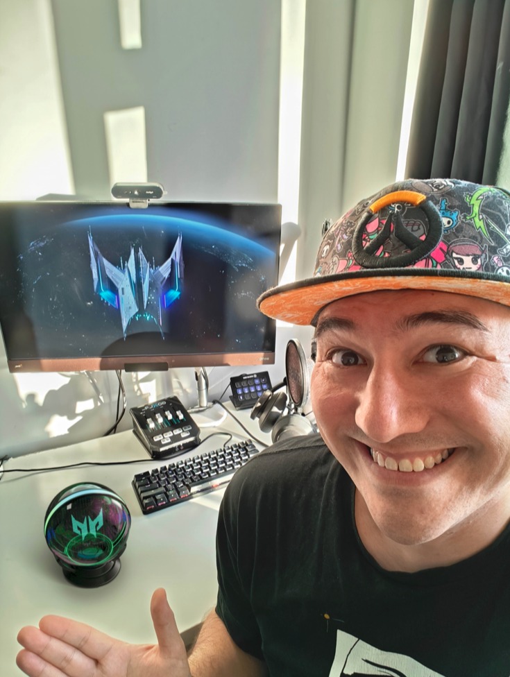 Did you believe it? Turns out no amount of AI or magic desk GEM could fix my terrible aim😂 Thanks to @PredatorGaming and #PredatorGEM for the fun and giveaway - check out their channels for more info! #ad #AprilFools #AprilFoolsDay2024