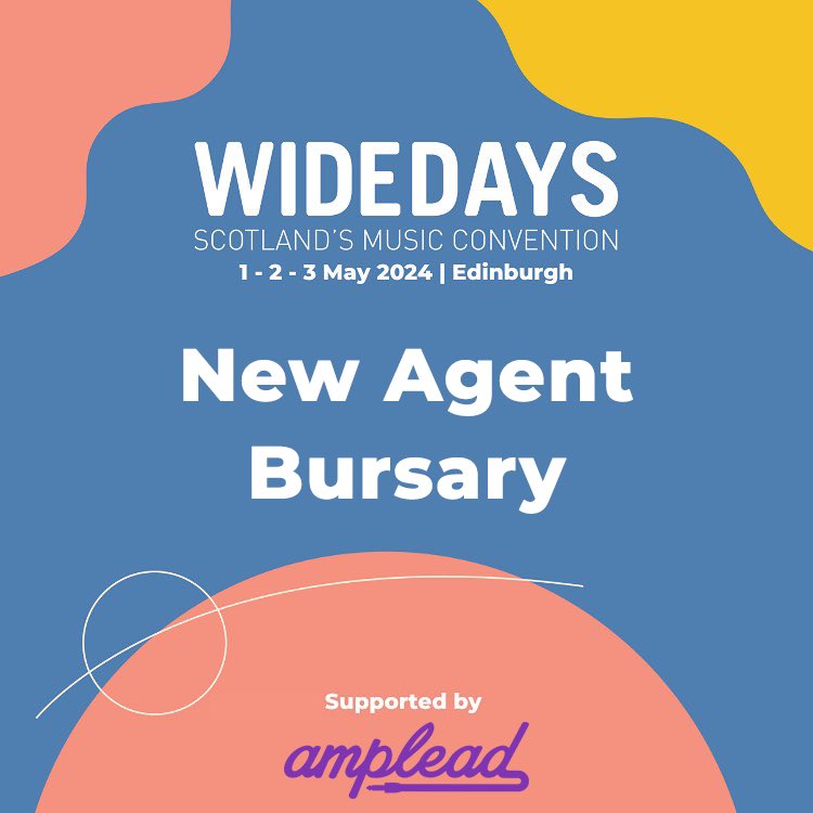 We’ve teamed-up with @AmpleadHQ to launch an initiative for new agents to attend Wide Days! We’re pleased to offer a limited number of Platinum bursary accreditations for emerging booking agents Find out more and apply 👉 wide.ink/WD24AGENTBURSA…