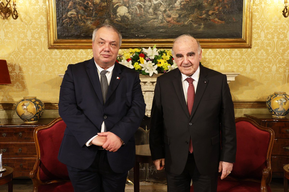 I had the pleasure to receive a courtesy visit from H.E. Frank Zammit, Ambassador of Malta to the Holy See. The exchange focused on the recent visit to The Holy See. I thanked the Ambassador for his visit &amp; asked him to convey my best wishes to His Holiness Pope Francis.