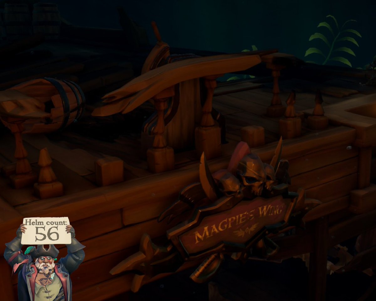 #BeMoreHelmsman Day 36 - Uncharted Island (N-13)
Ramsey's ship, Magpie's Wing, was the first ever vessel to sail the waters of Sea of Thieves!
<a href="/SeaOfThieves/">Sea of Thieves</a> #SeaOfThieves #BeMorePirate