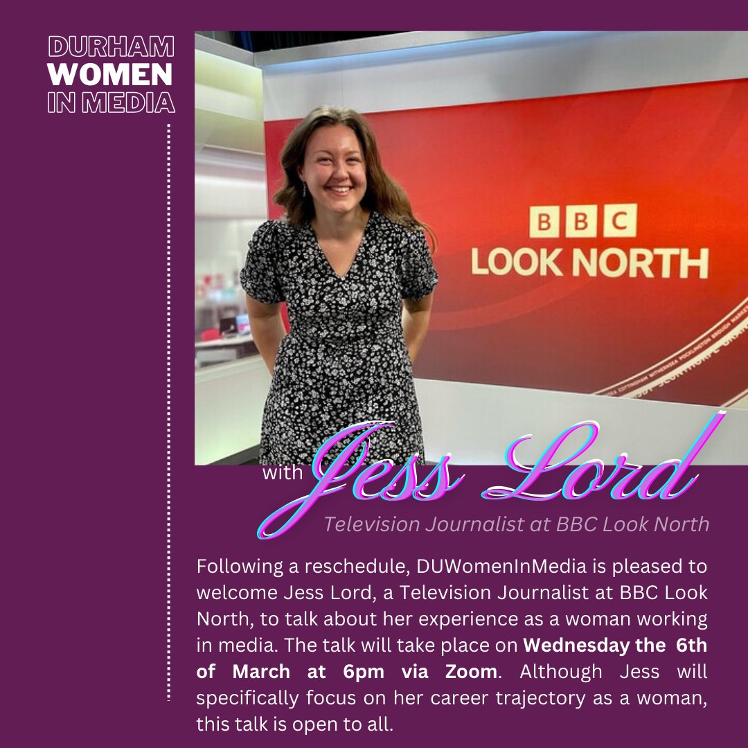 We've been so proud to lead on the DU Women in Media campaign this term 💜

Welcoming industry-leading professionals to inspire and educate individuals across the university. 

Thank you <a href="/MartineBBC/">Martine Croxall</a> <a href="/EllaWest1/">Ella West</a> and Jess Lord for your insights 🙌