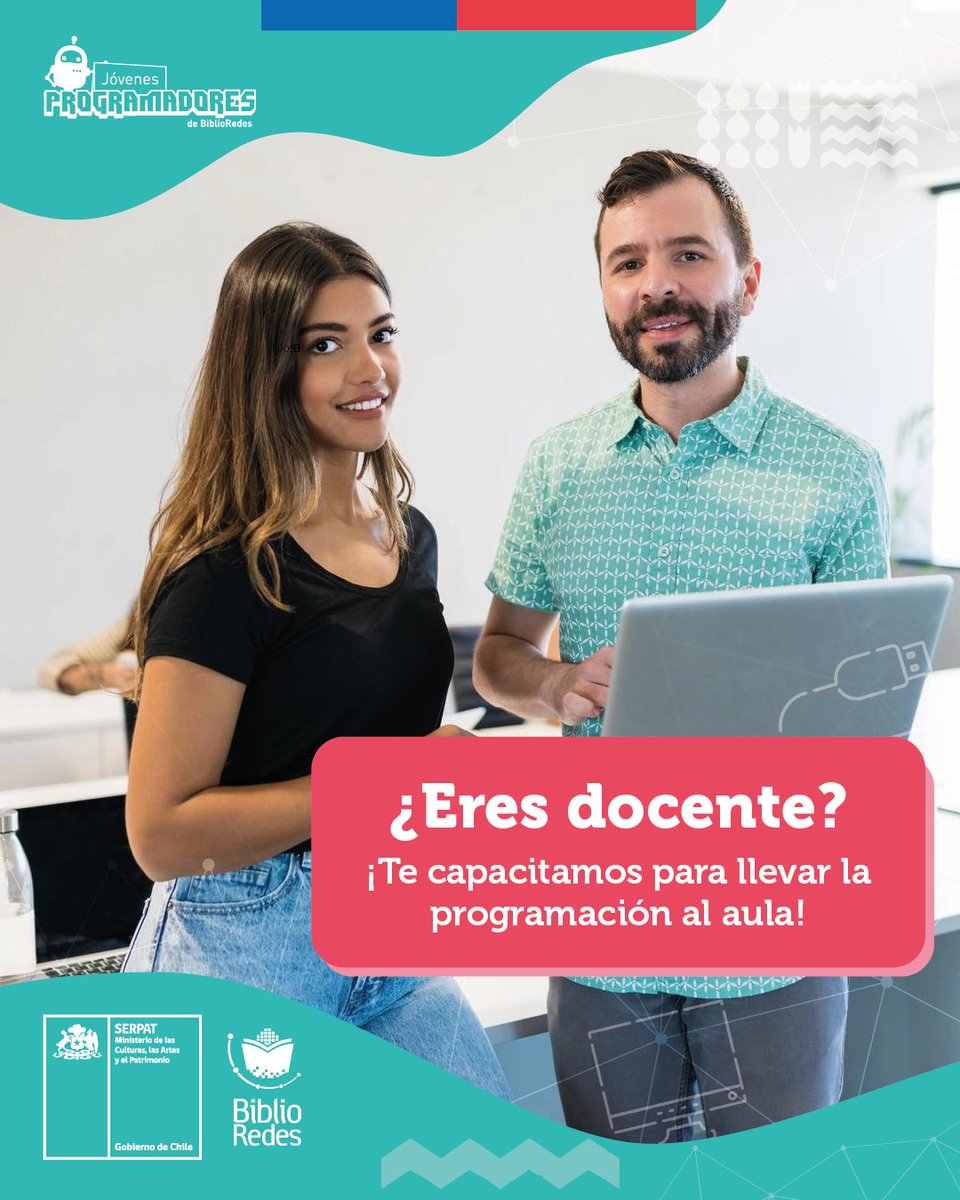 JProgramadores's tweet image. 👩🏫👨🏫Contamos con un programa dirigido a docentes. Se trata de cursos especializados que te brindarán la oportunidad de dominar el lenguaje de programación Scratch e integrarlo de manera efectiva en el aula.
🤩No pierdas esta oportunidad en👉jovenesprogramadores.cl