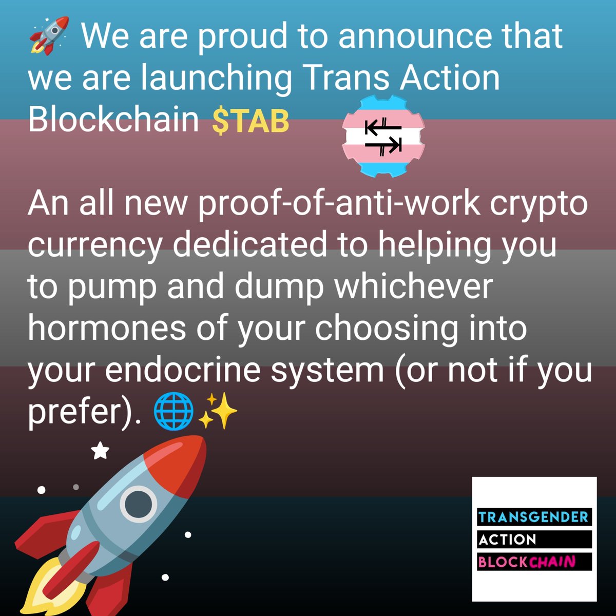 April Fools.

We are proud to announce that we are not launching any sort of crypto related product.

Typically such things are a method to deliver pump and dump scams, or rug pulls, by people who are already wealthy and wish to squeeze more money from others.