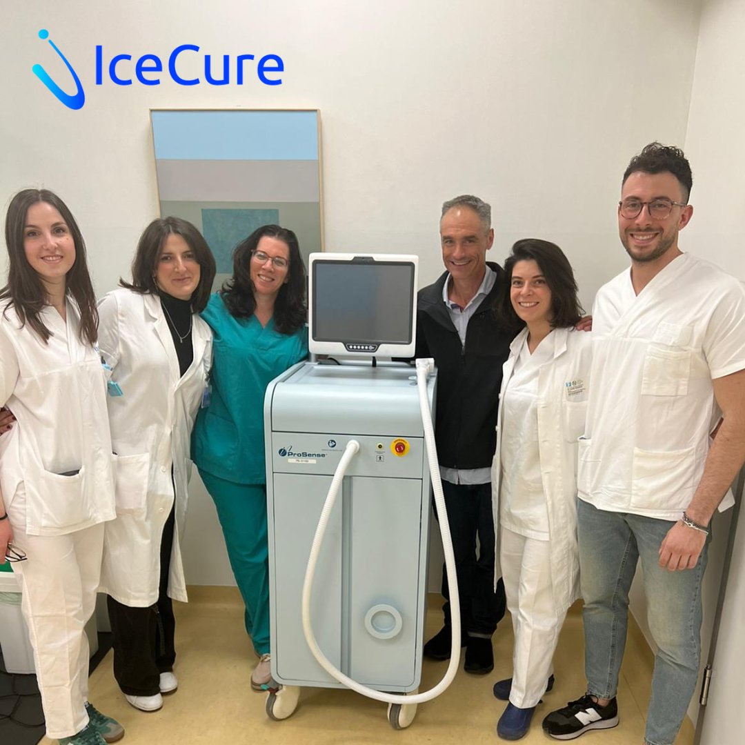 @IceCureMedical's @BussiTlalit and Rafael Kaplan were happy to visit @AOUCareggi, where Dr. Federica Di Naro performed two successful #ProSense #cryoablation procedures on fibroadenomas. Both patients and physician were satisfied with the procedure and the cosmetic outcomes.
