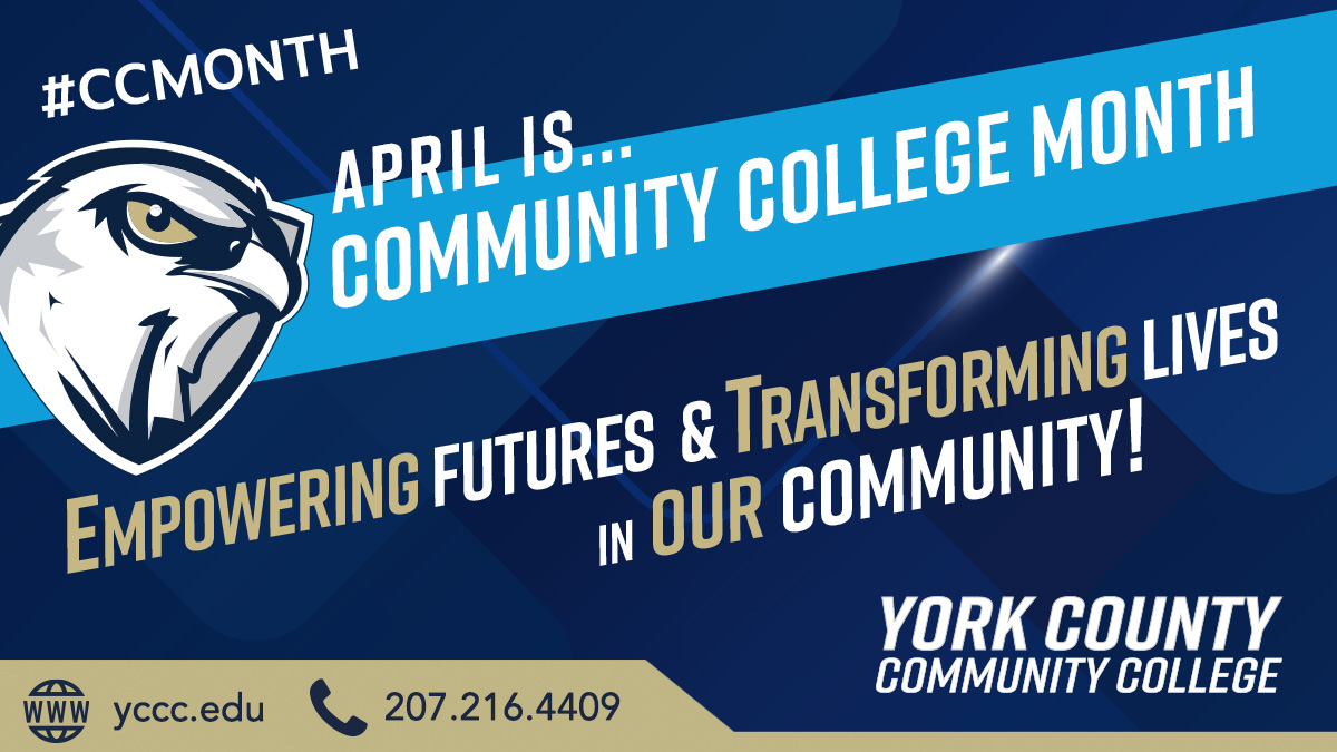 This April, YCCC joins institutions across the nation to celebrate Community College Month, highlighting the contributions we make to educate future leaders, develop the workforce, partner with industry, and impact the community. Read more here: bit.ly/4cS7XRJ #CCmonth