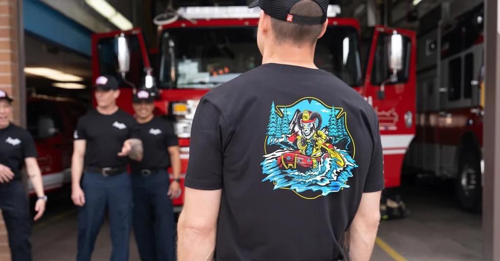 poudrefire's tweet photo. Check out our new partnership with @firedeptcoffee! Purchase custom blend coffee and a shirt featuring a river-rafting firefighter ram to support the Local 1945 Foundation, serving firefighters and their families in times of need. This April only!

https://t.co/FPz8wpH7QO https://t.co/CVM4DUMXFq
