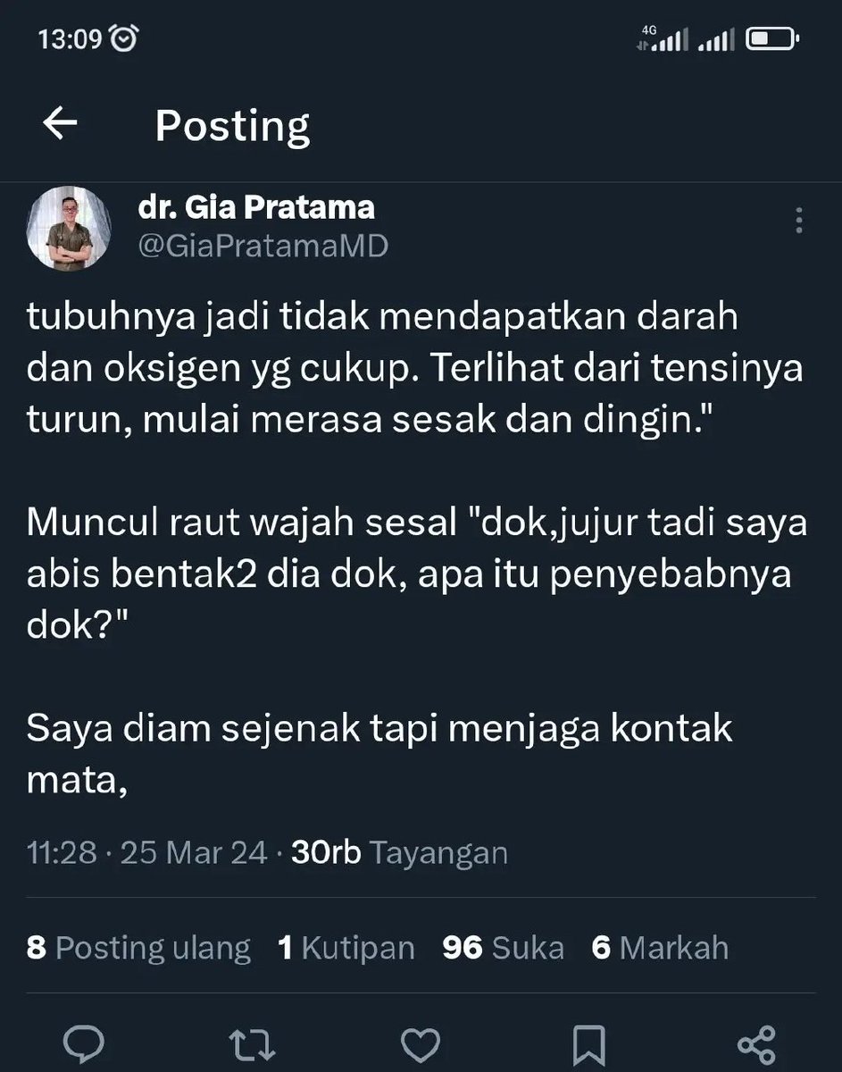 Pembelajaran utk pasangan suami istri.
Semoga seluruh suami istri bs saling mengerti dan menjaga kesehatan mental dan fisik masing² pasangan.

A