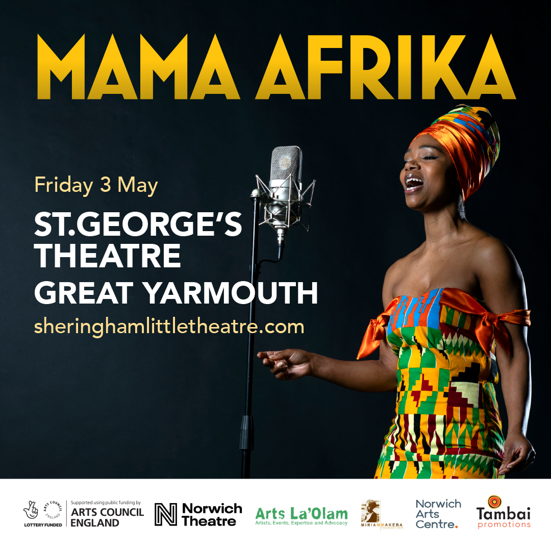 One month to go until this fantastic piece of theatre and song comes to St George's Theatre! 🌍 Mama Afrika 📅 Friday 3rd May 🕰️ 7.30pm 📍 St George's Theatre stgeorgestheatre.ticketsolve.com/.../shows/8736…