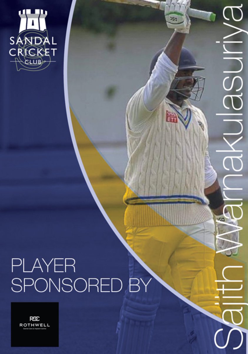 Player Sponsorship Announcement 🤝

We’re pleased to announce ‘Big Saj’ is sponsored by Rothwell Dental Care for the 2024 season.

Rothwell Dental Care is an independently owned, state-of-the-art Dental Practice on the outskirts of Leeds.

#UpTheRoyal #SandalCC150