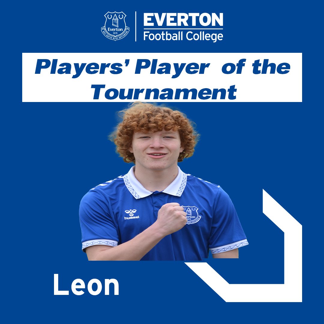 🔵| Congratulations to our Under 17's Players' Player of the Tournament Leon #EFC #NSNO #DallasCup