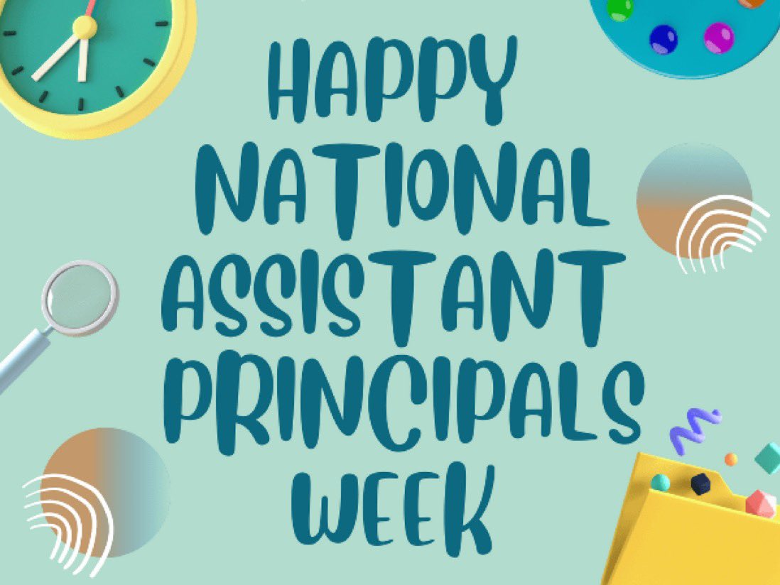 Celebrating & thanking all of our Assistant Principals this week!! You rock! #APWeek24