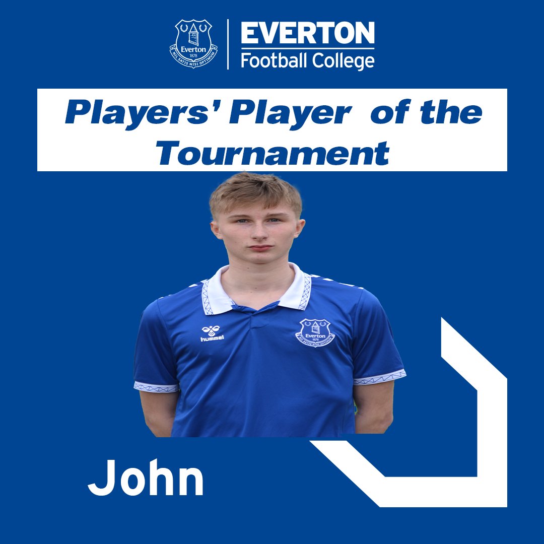 🔵| Congratulations to our Under 18's Players' Player of the Tournament John #EFC #NSNO #DallasCup