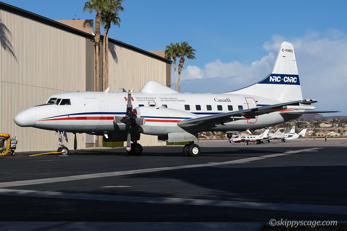 Convair CV-580 C-FNRC | National Research Council Canada | Henderson Executive Airport, NV KHND | March 2024

#propliner #commercialaviation #avgeek