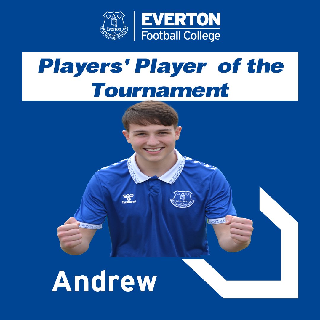 🔵| Congratulations to our Under 19's Players' Player of the Tournament Andrew #EFC #NSNO #DallasCup