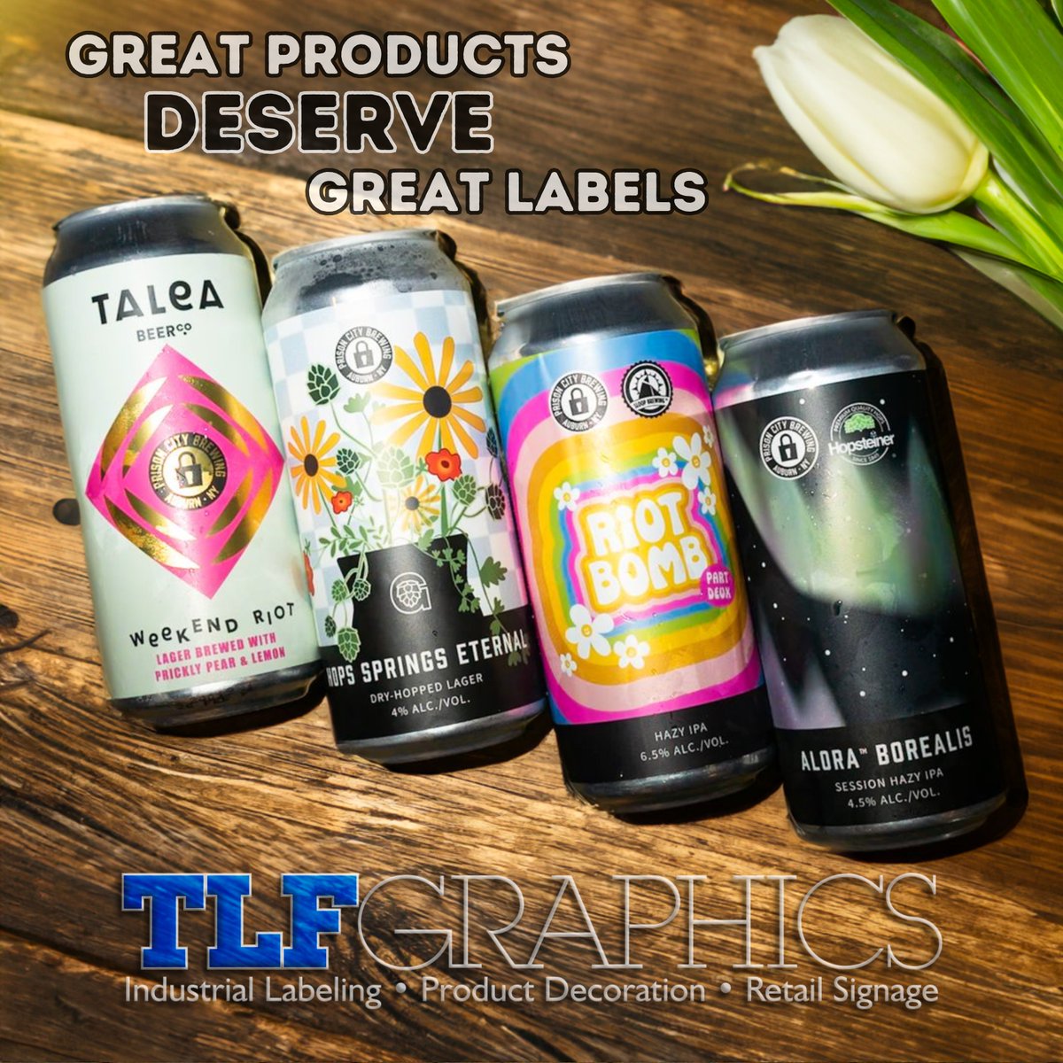 tlfgraphicsinc's tweet image. Spring is finally here, grab yourself a beer and have some fun in the sun. 🌞
Great beer deserves great labels.

#tlfgraphics #craftbeerlabels #labels