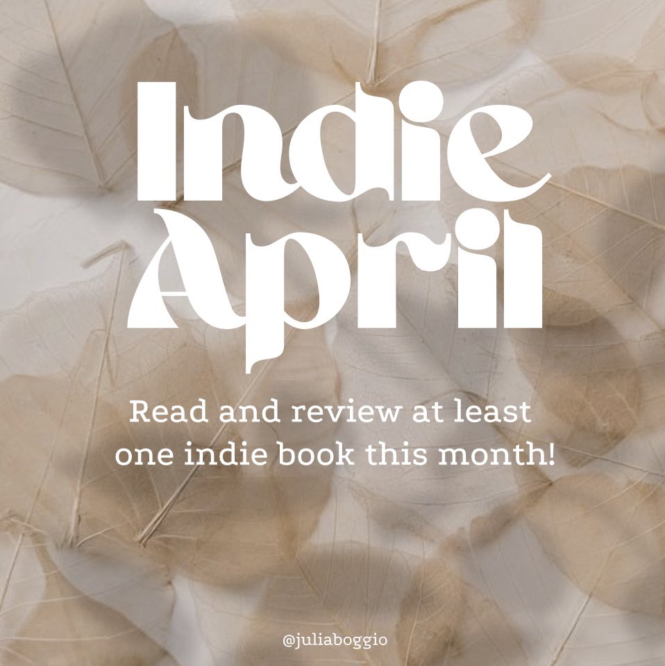 #indieApril 
#indiewriters
#writingcommunity 
#indiebookshops 
Read and support an indie writer this month. 
Buy a book from an indie store.