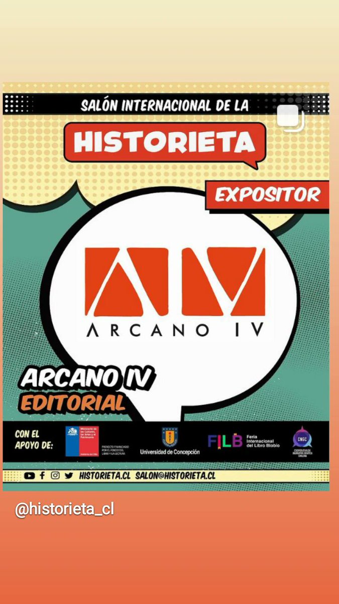 Nos vemos este fin de semana en #concepción , en la biblioteca de la universidad, desde el jueves 4 al sábado 6.
Estaremos junto a los amigos de @visualeschile y a @polillana 
Nos vemos, Conce!!!

#comics #historietas #narrativagrafica #novelasgraficas #tirascomicas #mangachile